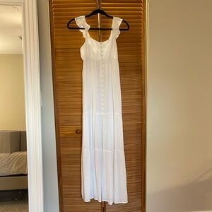 BB Dakota White Summer Maxi Dress